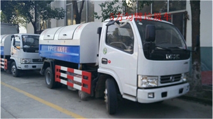福田5方车厢可卸式垃圾车 专为城市环卫打造的高效运输利器